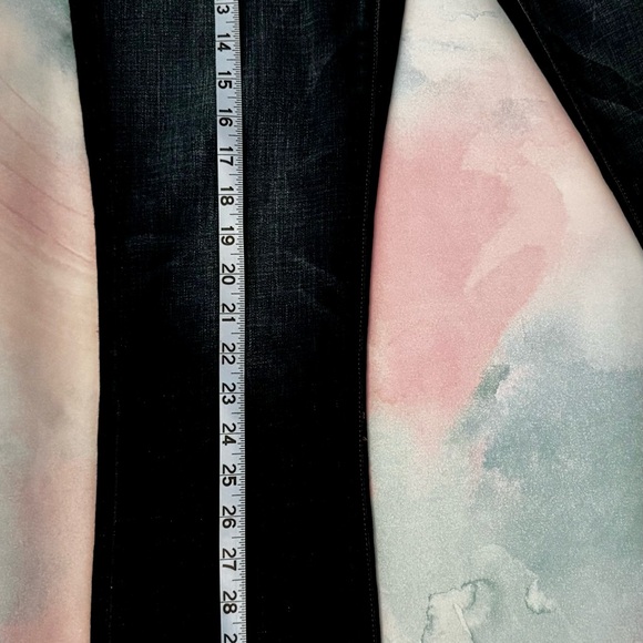 American Eagle AE Kick Boot bootcut Mid Rise Dark Wash Super Stretch Jeans 8 R - Picture 9 of 10